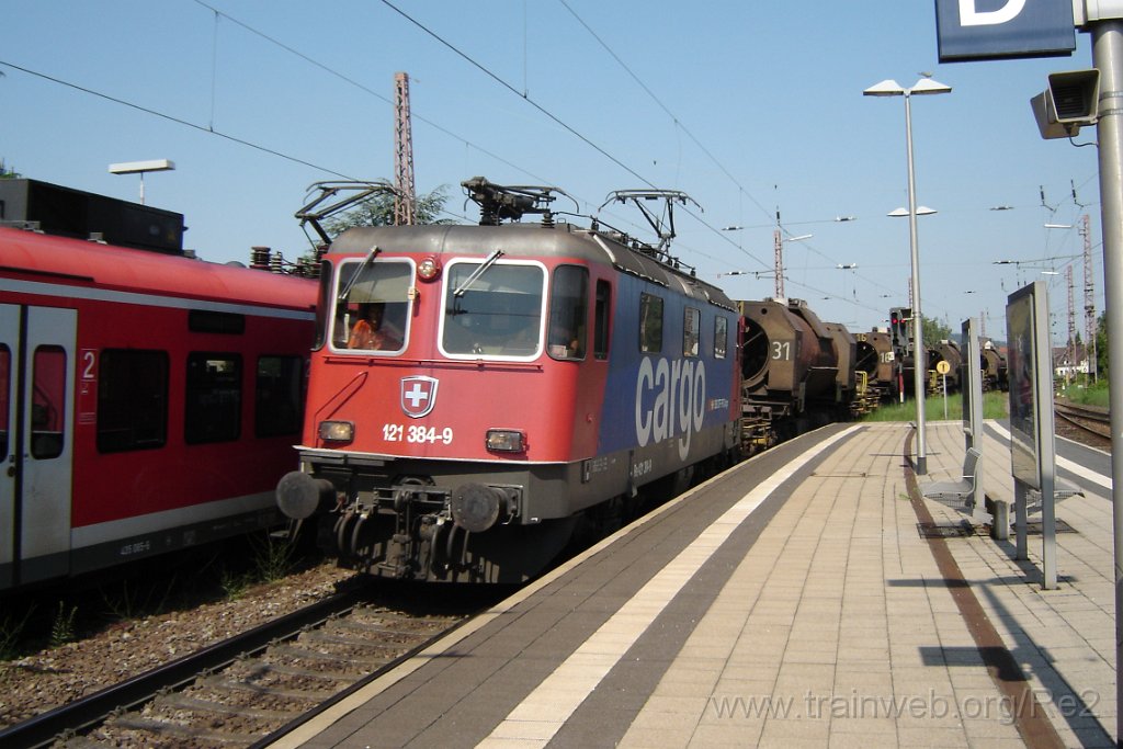1515-0031-090608.jpg - SBBC Re 421.384-9 / Saarlouis 9.6.2008