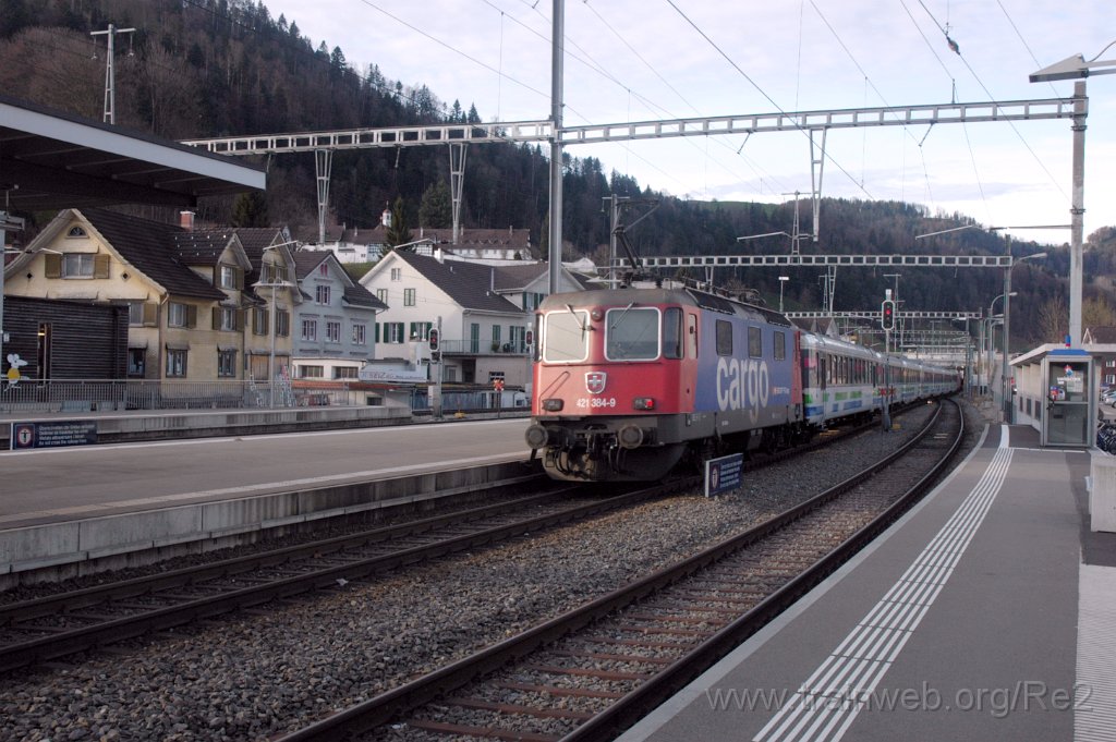 3408-0018-131214.jpg - SBBC Re 421.384-9 (Re 91 85 4 421 384-9 CH-SBBC) / Wattwil 13.12.2014