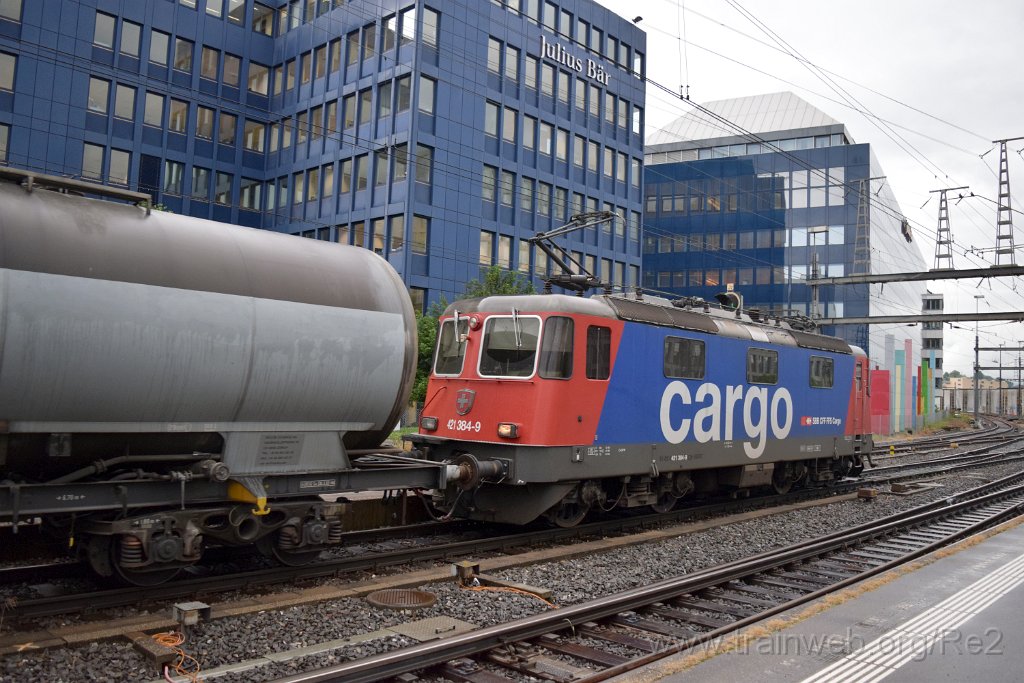 3956-0023-080616.jpg - SBBC Re 421.384-9 (Re 91 85 4 421 384-9 CH-SBBC) / Zürich-Altstetten 8.6.2016