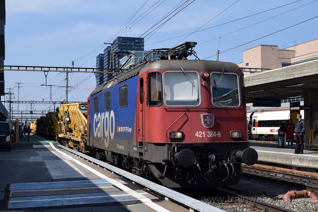 5369-0013-010419.jpg - SBBC Re 421.384-9 (Re 91 85 4 421 384-9 CH-SBBC) / Zürich-Altstetten 1.4.2019