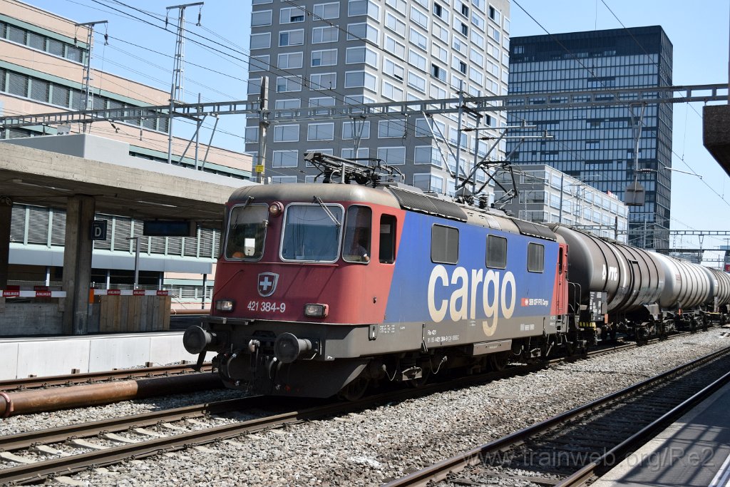5629-0021-230719.jpg - SBBC Re 421.384-9 (Re 91 85 4 421 384-9 CH-SBBC) / Zürich-Altstetten 23.7.2019