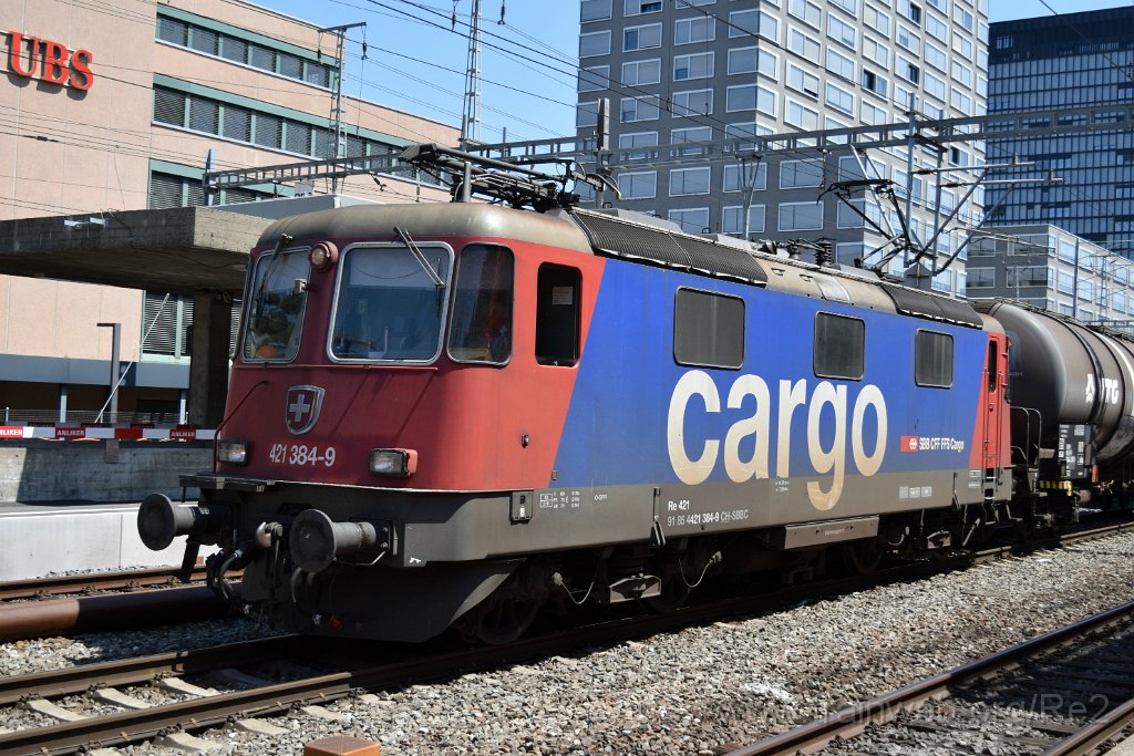 5629-0024-230719.jpg - SBBC Re 421.384-9 (Re 91 85 4 421 384-9 CH-SBBC) / Zürich-Altstetten 23.7.2019