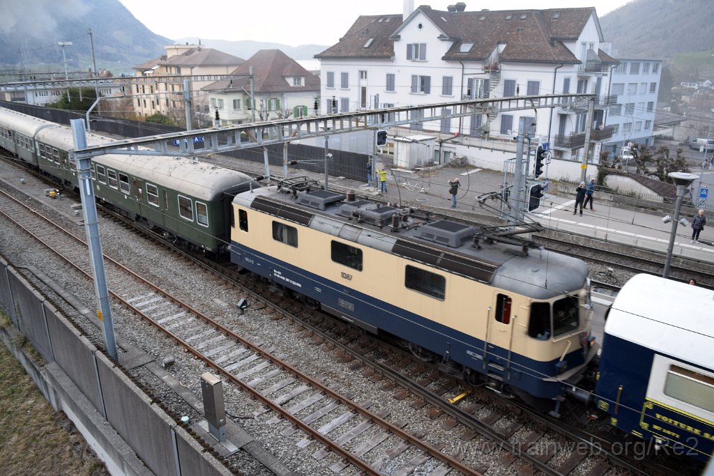 7893-0003-120322.jpg - IRSI Re 421.387-2 / Re 4/4'' 11387 (Re 91 85 4 421 387-2 CH-IRSI) / Arth-Goldau 12.3.2022