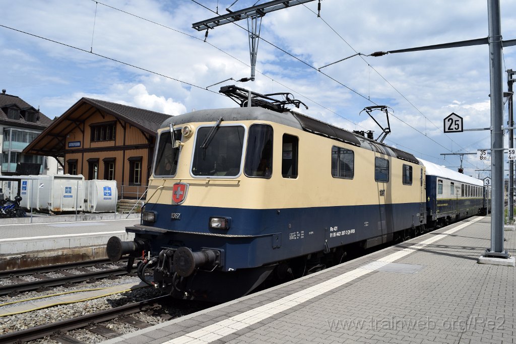 9150-0031-200524.jpg - IRSI Re 421.387-2 / Re 4/4'' 11387 (Re 91 85 4 421 387-2 CH-IRSI) / Rapperswil 20.5.2024