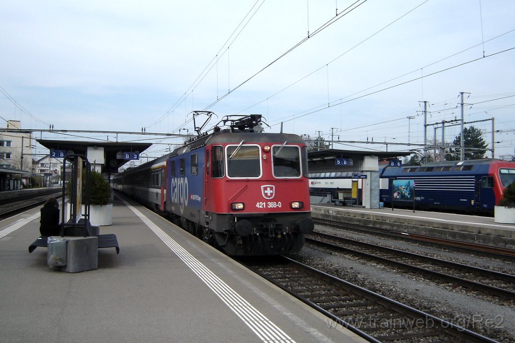 1463-0030-180408.jpg - SBBC Re 421.388-0 / Effretikon 18.4.2008