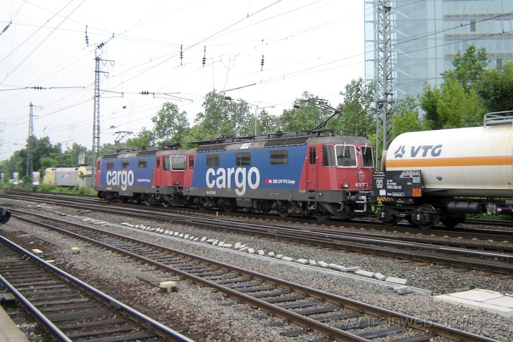 1510-0004-070608.jpg - SBBC Re 421.388-0 + SBBC Re 421.381-5 / Mannheim Hbf 7.6.2008