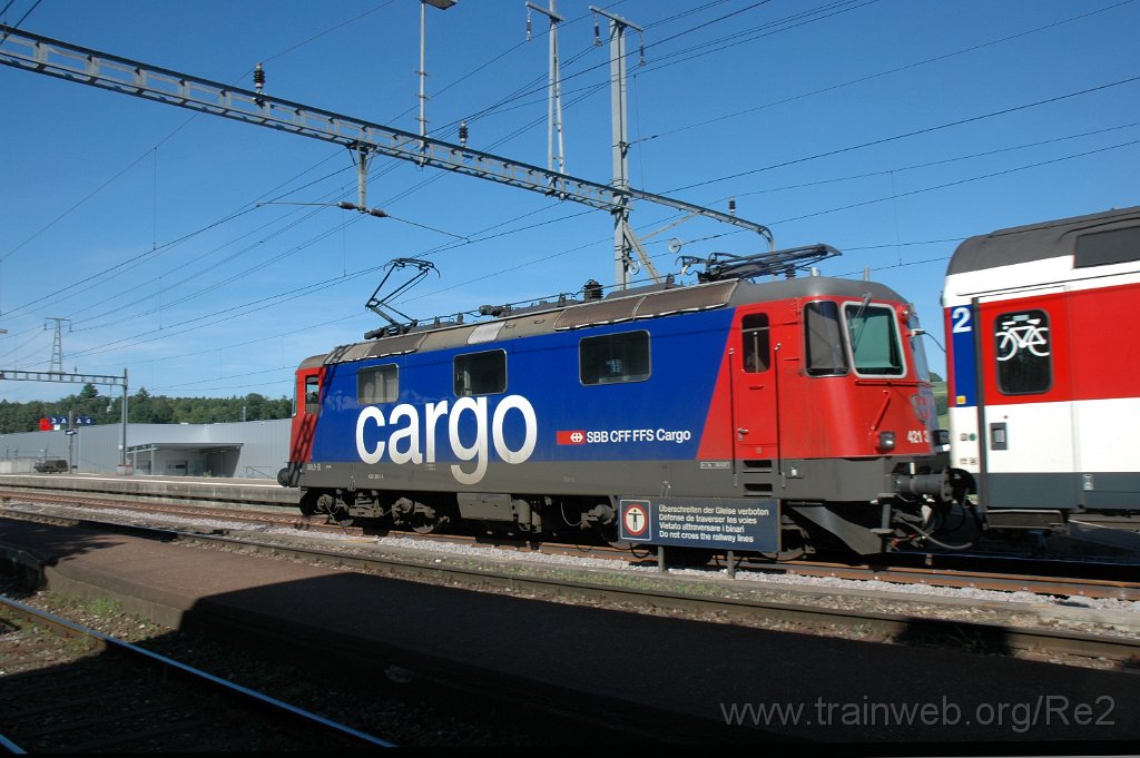 2461-0043-230612.jpg - SBBC Re 421.391-4 (Re 91 85 4 421 391-4 CH-SBBC) / Hüntwangen-Wil 23.6.2012