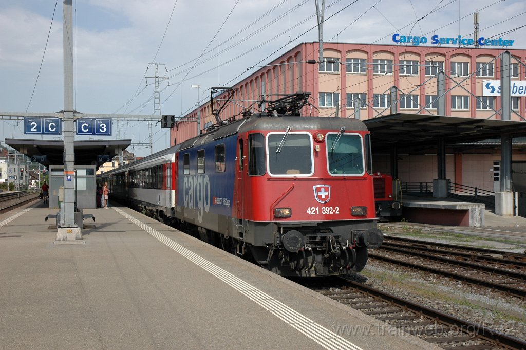 2887-0022-030813.jpg - SBBC Re 421.392-2 (Re 91 85 4 421 392-2 CH-SBBC) / St.Margrethen 3.8.2013