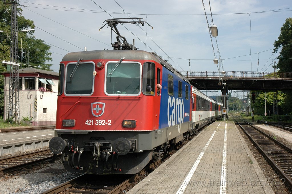 2888-0023-030813.jpg - SBBC Re 421.392-2 (Re 91 85 4 421 392-2 CH-SBBC) / Lindau Hbf 3.8.2013