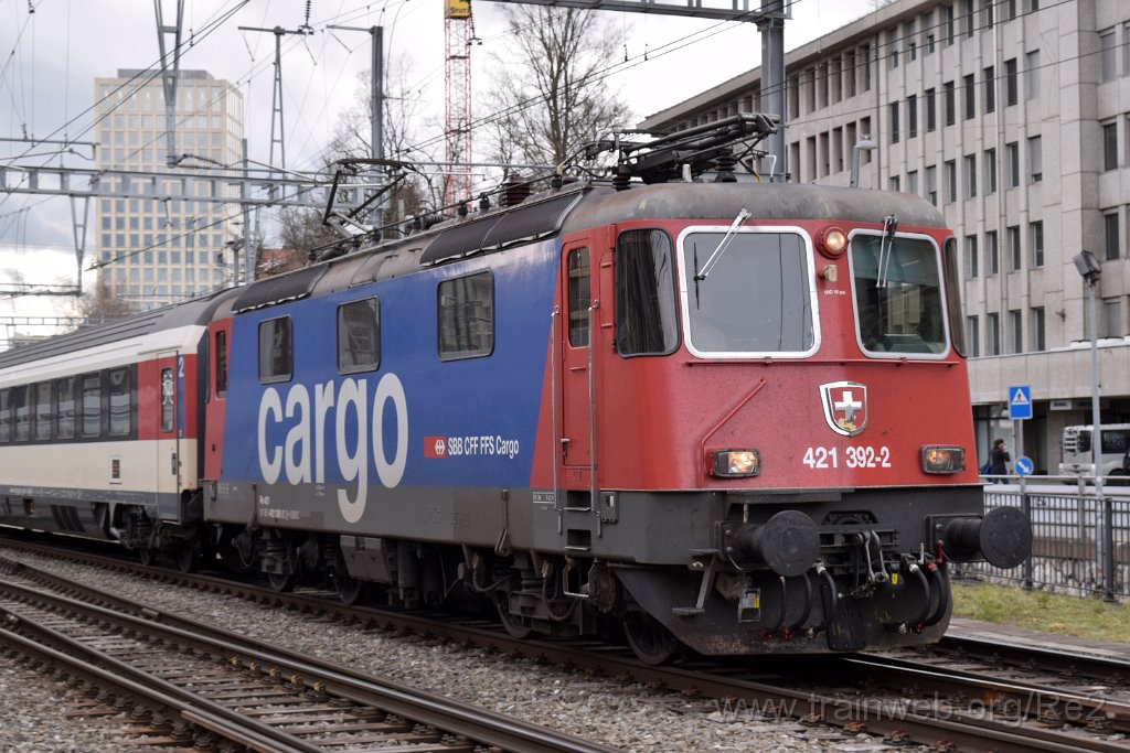 4868-0047-120318.jpg - SBBC Re 421.392-2 (Re 91 85 4 421 392-2 CH-SBBC) / St.Gallen HB 12.3.2018