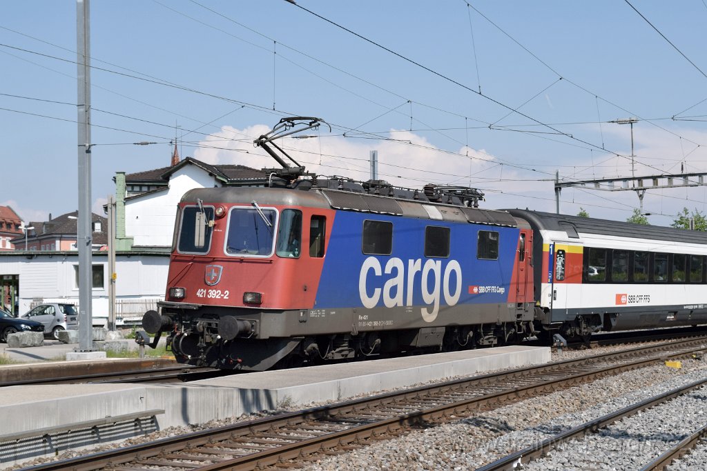 4943-0048-180518.jpg - SBBC Re 421.392-2 (Re 91 85 4 421 392-2 CH-SBBC) / Wil 18.5.2018