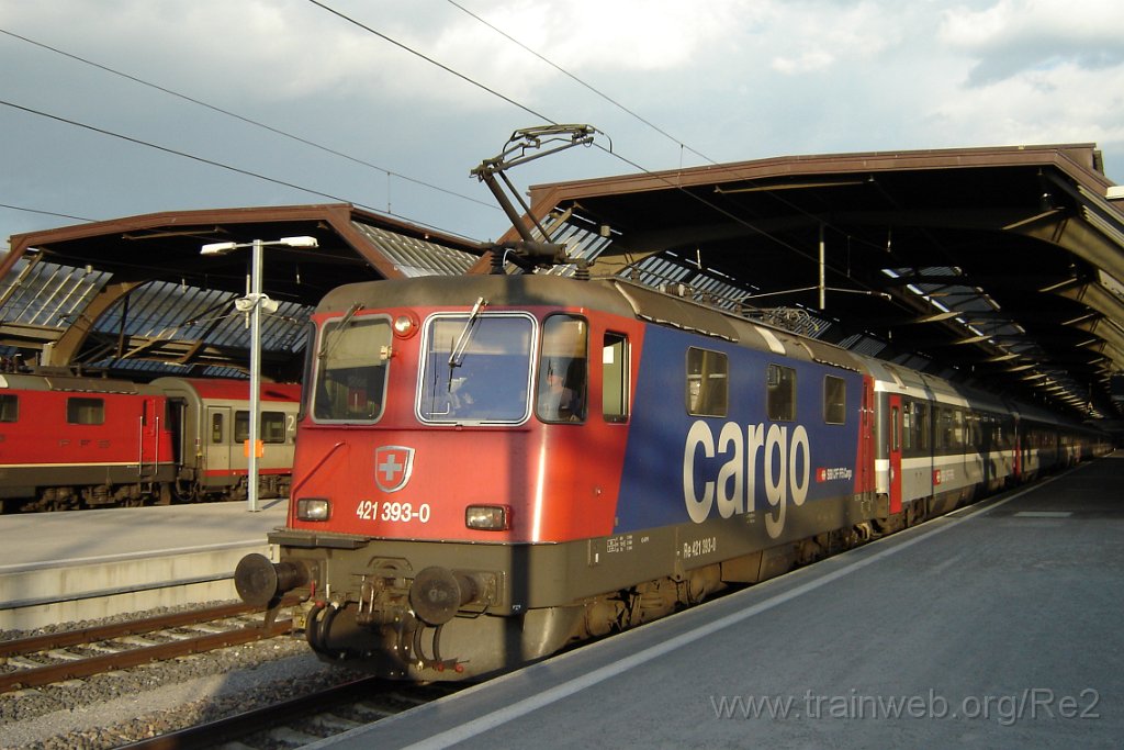 1023-0013-190305.jpg - SBBC Re 421.393-0 / Zürich HB 19.3.2005