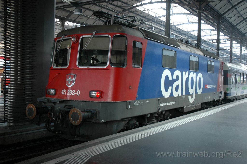 3048-0010-140314.jpg - SBBC Re 421.393-0 (Re 91 85 4 421 393-0 CH-SBBC) / Luzern 14.3.2014