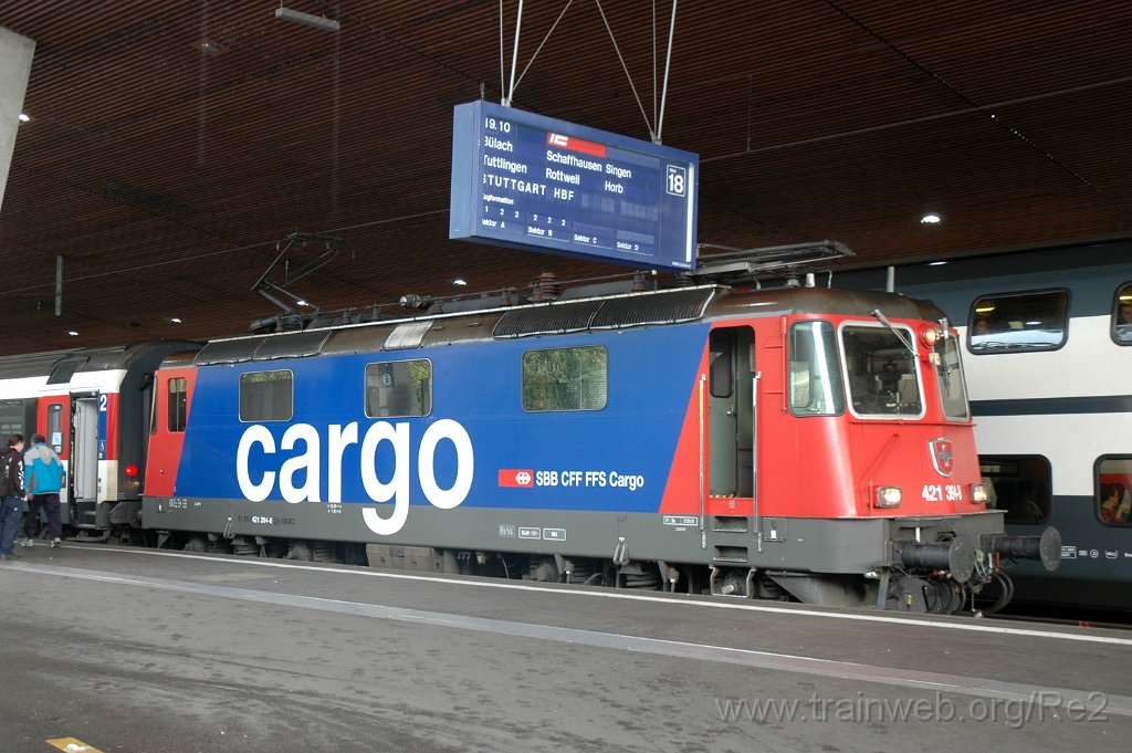 2388-0039-090512.jpg - SBBC Re 421.394-8 (Re 91 85 4 421 394-8 CH-SBBC) / Zürich HB 9.5.2012