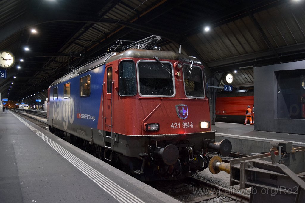 4790-0023-141217.jpg - SBBC Re 421.394-8 (Re 91 85 4 421 394-8 CH-SBBC) / Zürich HB 14.12.2017