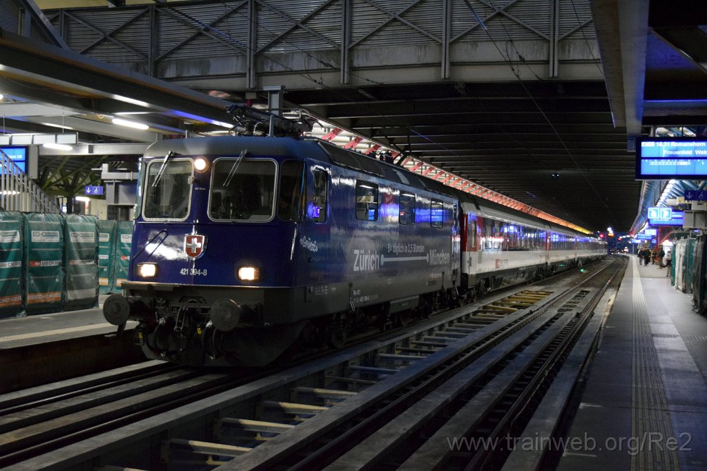 5869-0033-010320.jpg - SBBC Re 421.394-8 ''Zürich-München 2021'' (Re 91 85 4 421 394-8 CH-SBBC) / Winterthur 1.3.2020