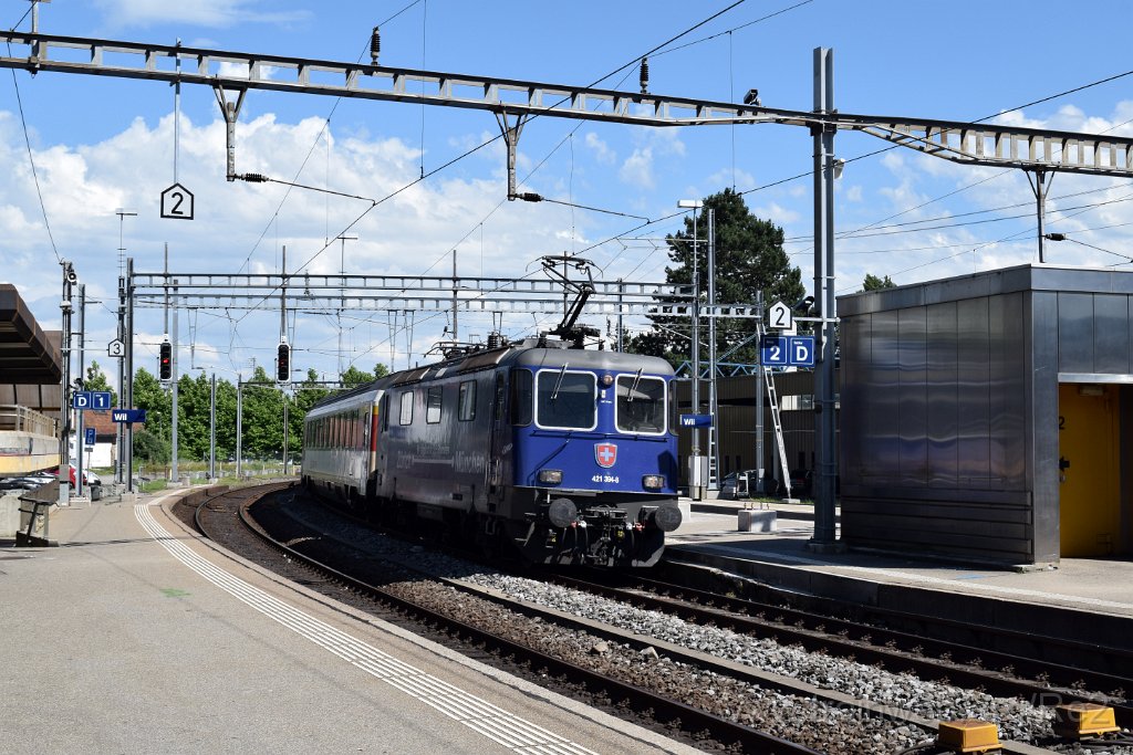 5987-0013-010720.jpg - SBBC Re 421.394-8 ''Zürich-München 2021'' (Re 91 85 4 421 394-8 CH-SBBC) / Wil 1.7.2020