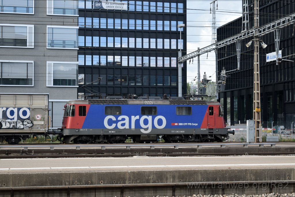 4499-0007-060617.jpg - SBBC Re 421.396-3 (Re 91 85 4 421 396-3 CH-SBBC) / Zürich-Altstetten 6.6.2017
