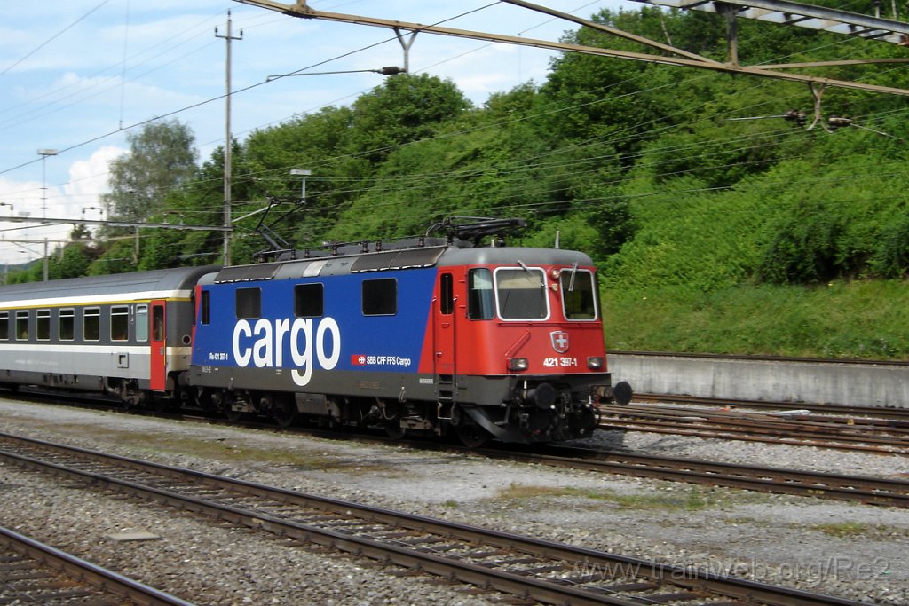 1197-0030-290606.jpg - SBBC Re 421.397-1 / Effretikon 29.6.2006