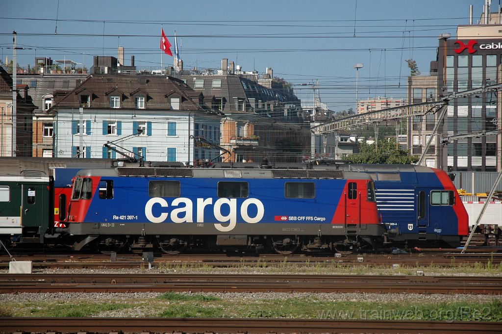 1551-0004-300808.jpg - SBBC Re 421.397-1 / Zürich HB 30.8.2008