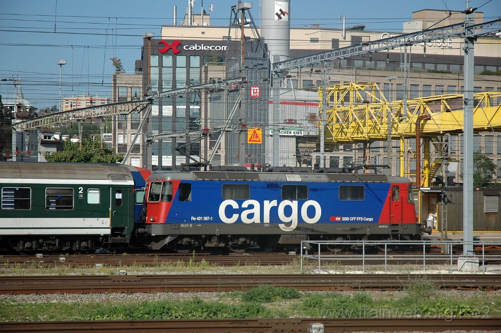 1551-0006-300808.jpg - SBBC Re 421.397-1 / Zürich HB 30.8.2008