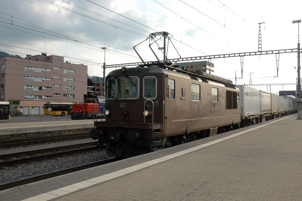 3591-0047-170615.jpg - BLS Re 4/4 167 "Ausserberg" / Pfäffikon SZ 17.6.2015
