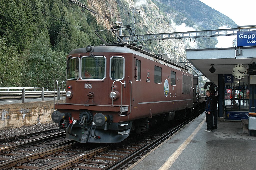 2946-0017-080913.jpg - BLS Re 4/4 165 "Moutier" / Goppenstein 8.9.2013
