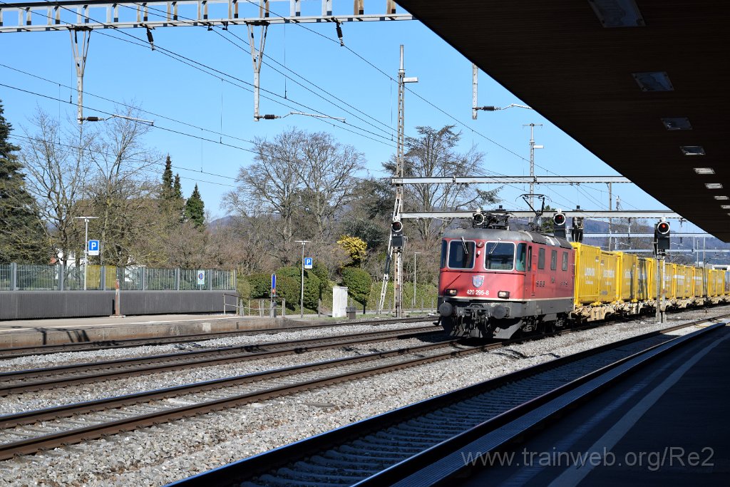 7318-0050-240321.jpg - SBBC Re 4/4'' 11295 (Re 420.295-8)  (Re 91 85 4 420 295-8 CH-SBBC) / Rupperswil 24.3.2021