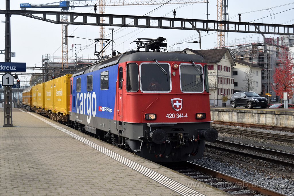 8268-0005-111122.jpg - SBBC Re 420.344-4 (Re 91 85 4 420 344-4 CH-SBBC) / Rotkreuz 11.11.2022