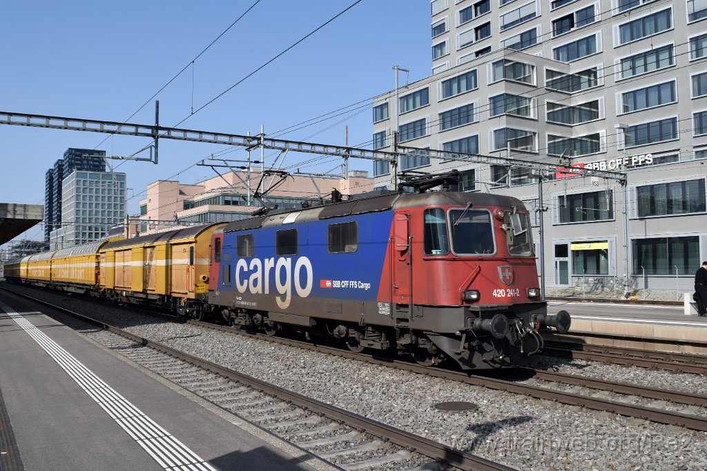 8383-0039-240223.jpg - SBBC Re 420.241-2 (Re 91 85 4 420 241-2 CH-SBBC) / Zürich-Altstetten 24.2.2023