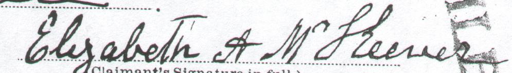 Elizabeth A. McKeever 1908