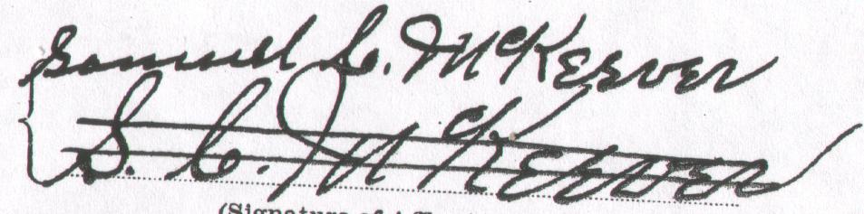 Samuel C. McKeever 1908