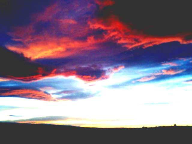 Smokey sunset 7/31/02