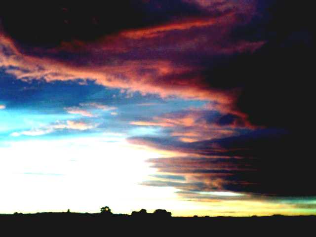 Smokey sunset 7/31/02