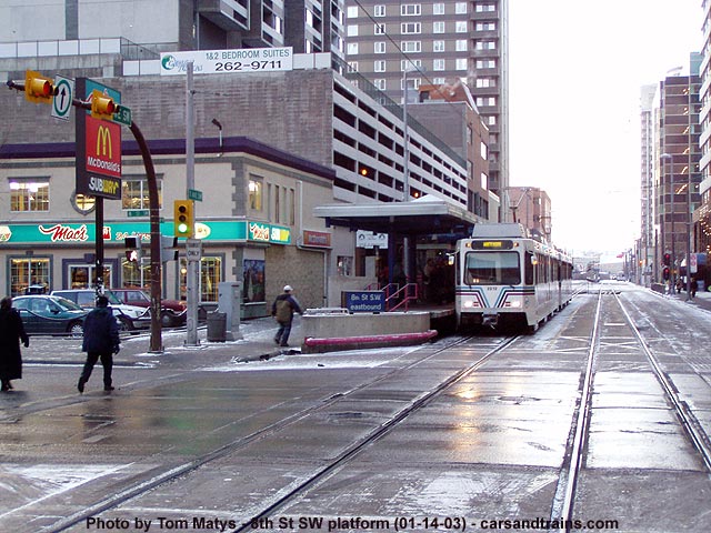 Calgary Transit Ctrain LRT 8 Street SW station