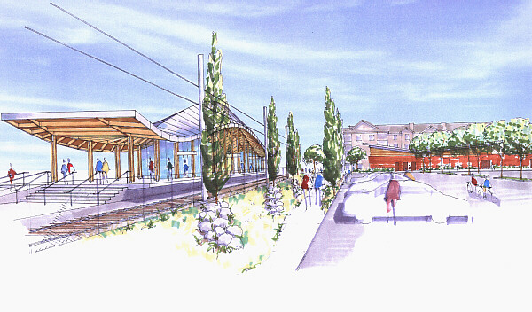 Calgary Transit Ctrain LRT Somerset station