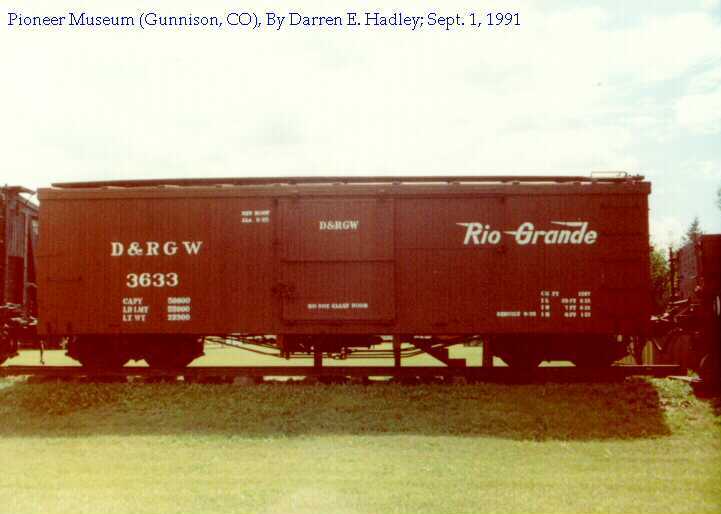 Pioneer Museum - Boxcar #3633