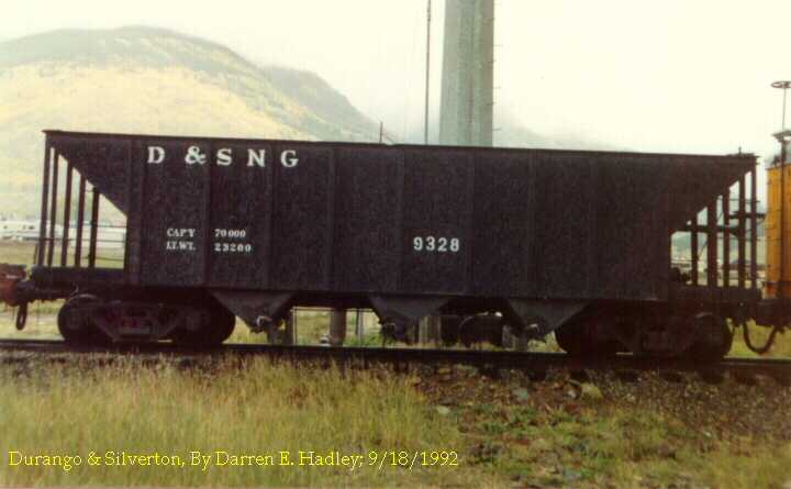 Durango & Silverton - Hopper #9328