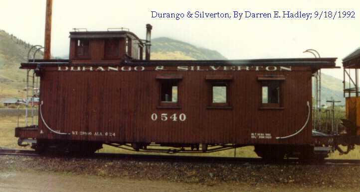 Durango & Silverton - Caboose #0540