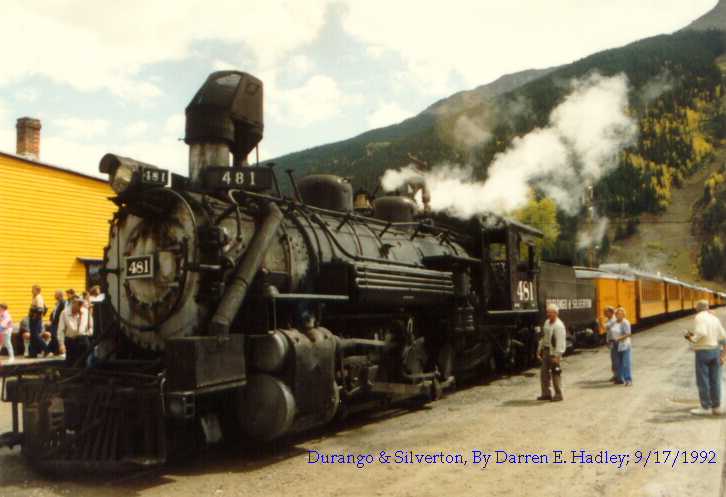 Durango & Silverton - Steam Engine #481