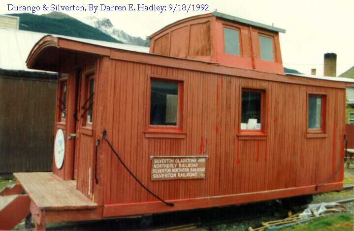 Durango & Silverton - Silver Gladstone & Northerly Railroad Caboose