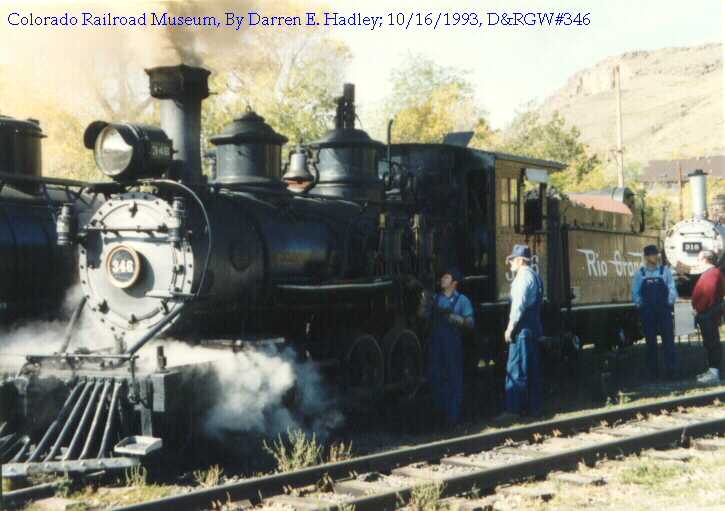 Colorado Railroad Museum - Denver & Rio Grande Railway #346
