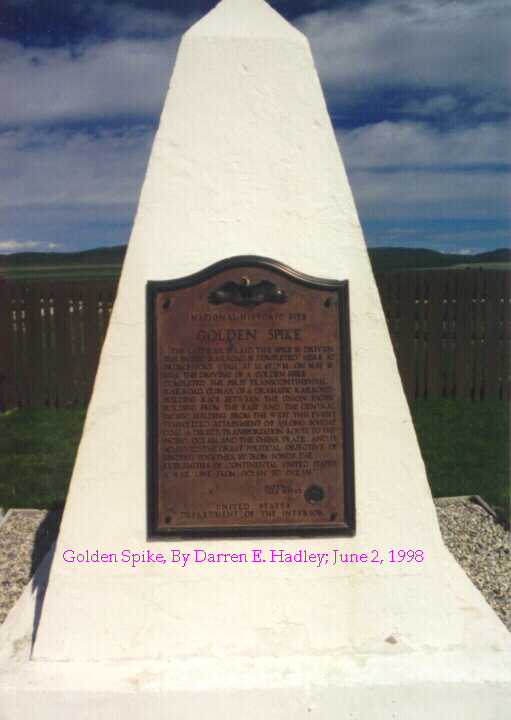 Golden Spike - Monument