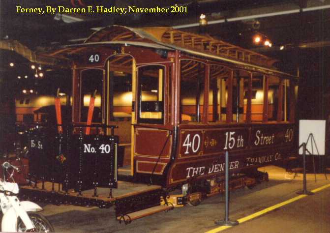 Forney Museum - Denver Tramway #40