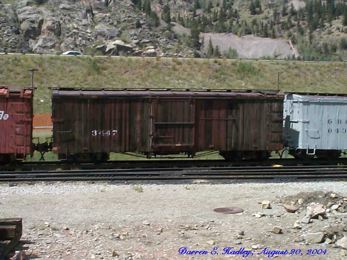 Georgetown Loop Railroad - Colorado Central #3447 Boxcar