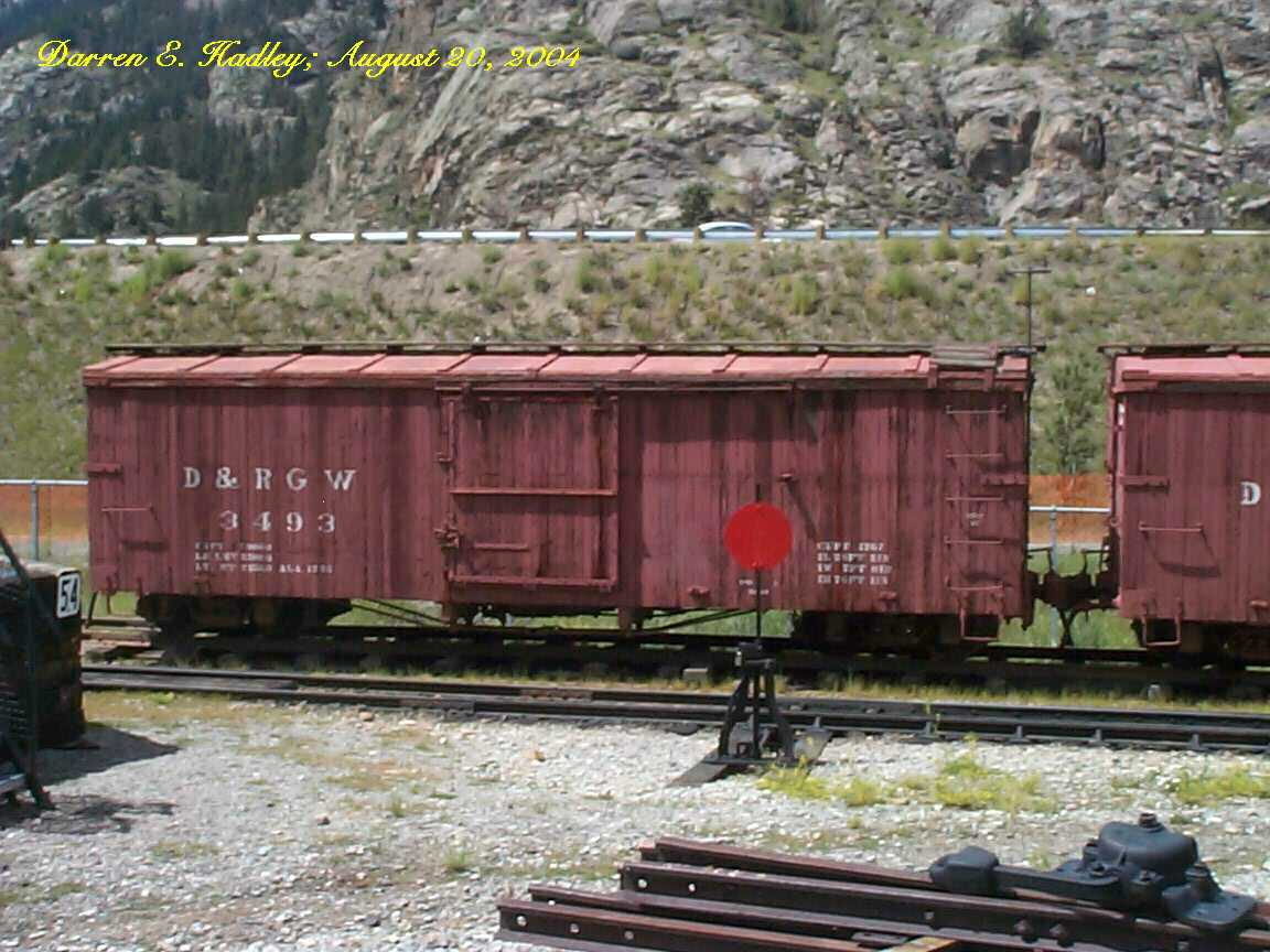Georgetown Loop Railroad - D&RGW#3493 Boxcar