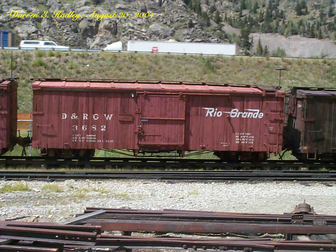 Georgetown Loop Railroad - D&RGW#3682 Boxcar