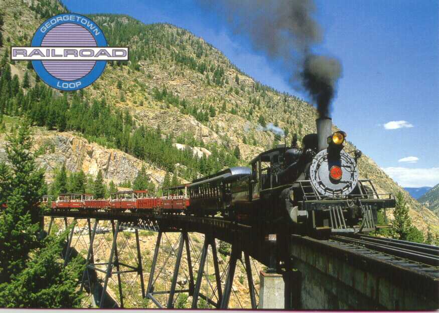 Georgetown Loop Railroad - Postcard