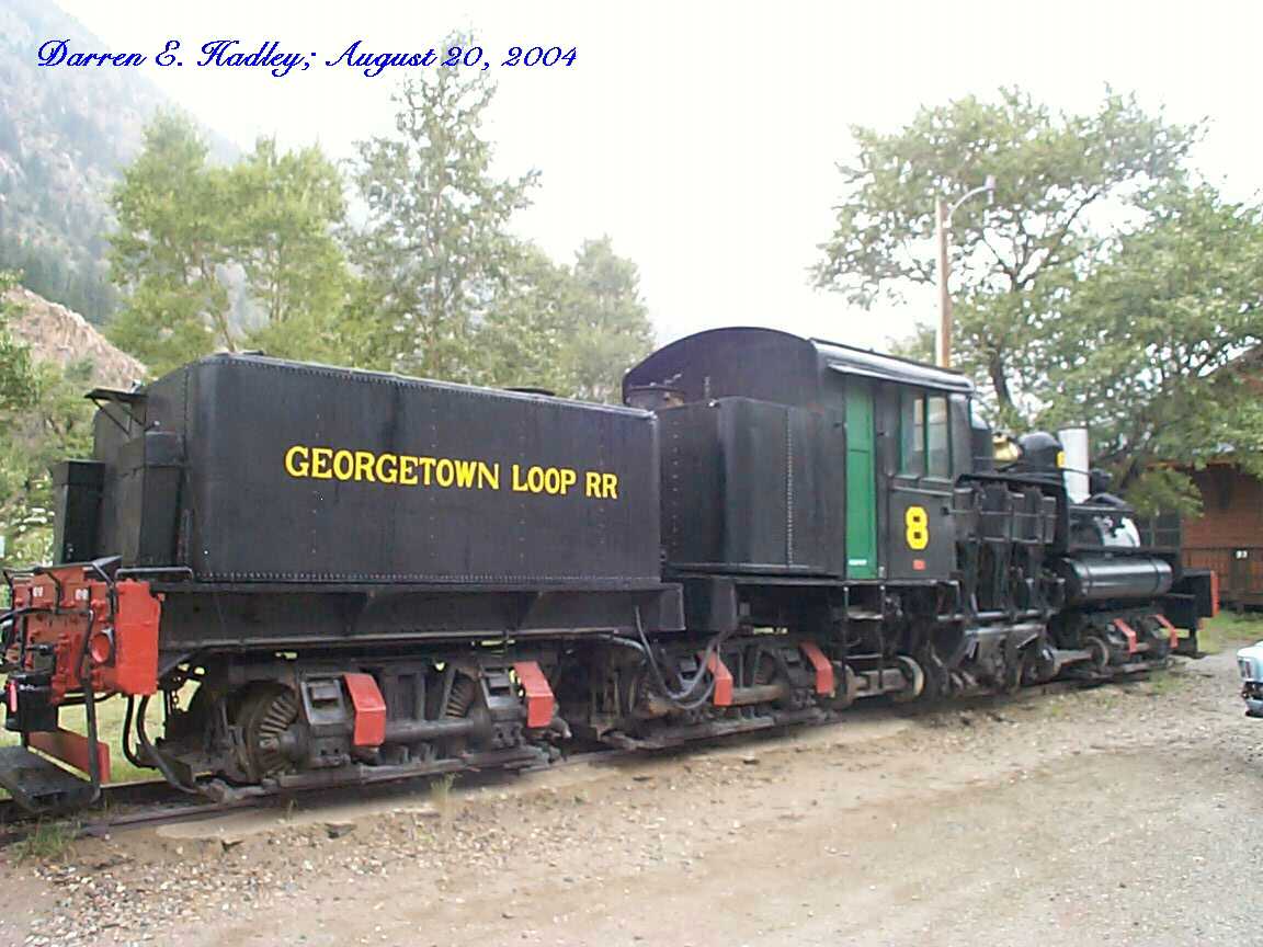 Georgetown Loop Railroad - Shay Steam Engine #8