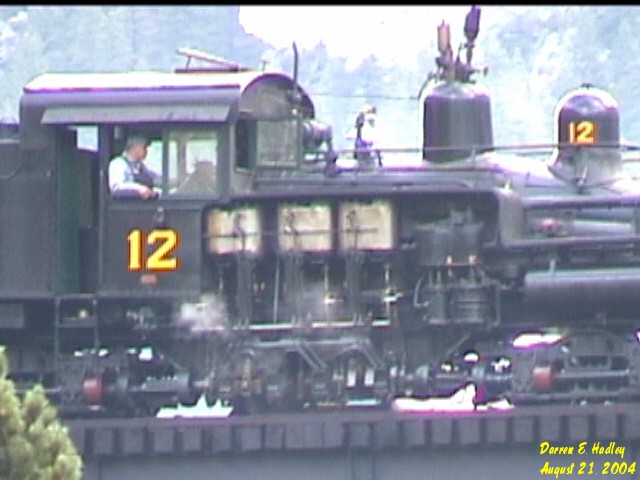 Georgetown Loop Railroad - Shay Steam Engine #12